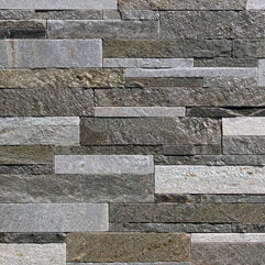 Charcoal & White MDS Pattern Sq End