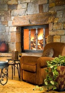 Montana Rockworks Showroom Fireplace