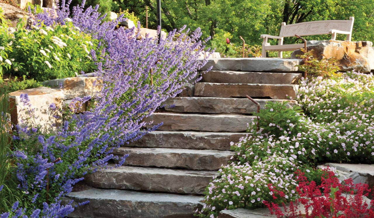 Bucine Bluestone Pavers flamed