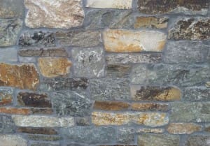 McGregor Lake Ledge Thin Veneer - Overgrout Joint