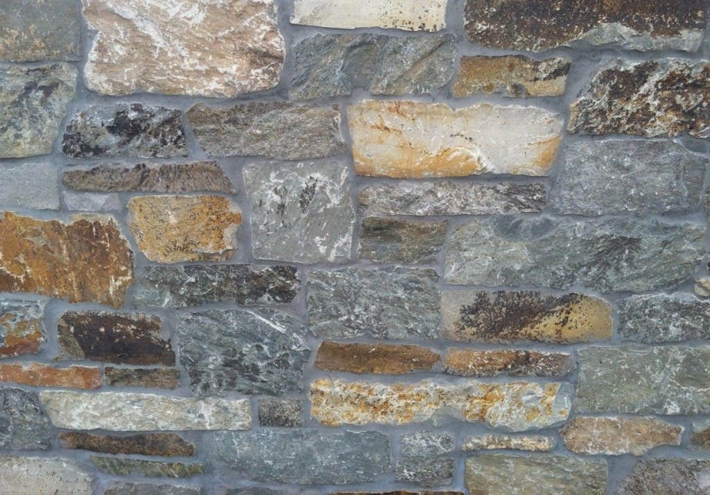 McGregor Lake Ledge Thin Veneer - Overgrout Joint