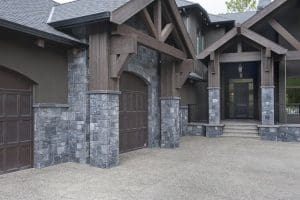 Black Rundle Castlestone Thin Veneer project