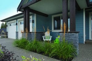 Black Rundle Ledgestone Thin Veneer project