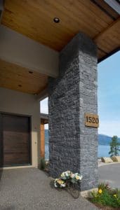 Black Rundle Ledgestone Thin Veneer project