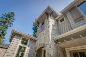 Grigio Fieldstone Thin Veneer project