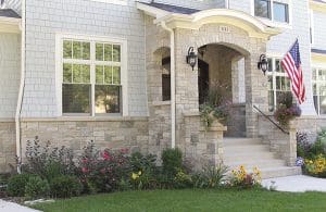 Kensington Grey Blend Ledge Thin Veneer project 3