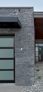 Black Rundle Ledgestone Thin Veneer project