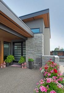 Grigio Ledgestone Thin Veneer project
