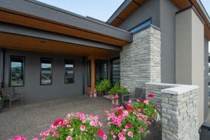 Grigio Ledgestone Thin Veneer project