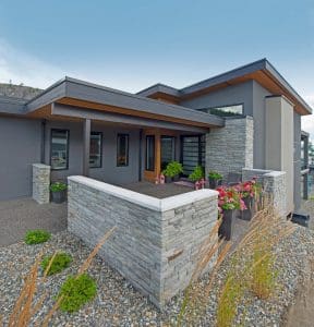 Grigio Ledgestone Thin Veneer project