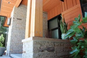 Grigio Ledgestone Thin Veneer project