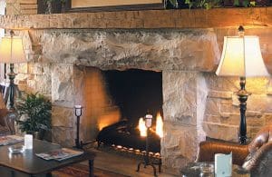 Hand Rockfaced Lannon Castlestone Thin Veneer project